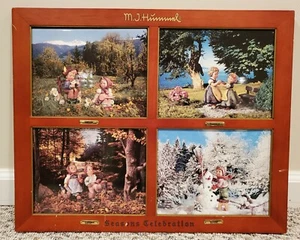 4 MJ Hummel Four Seasons Celebration Tiles  SetBradford Exchange 2000 LIMITED ED - Picture 1 of 12