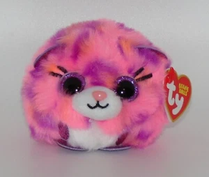 ¡Nuevo! "Ty Beanie Balls TOPACIO rosa y púrpura 4" - Imagen 1 de 2