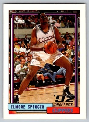 1992-93 Topps - #300 Elmore Spencer (RC) - Image 1 of 2