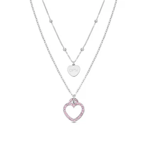 Ops Collana OPS!CRYSTAL VIBES Opsobjects COD: OPSCL-581 CUORE - Foto 1 di 1
