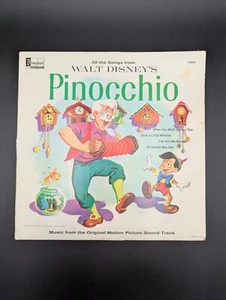 Walt Disney Pinocchio DQ 1202 LP Disneyland 1959 Mono VG!!!! - Picture 1 of 3