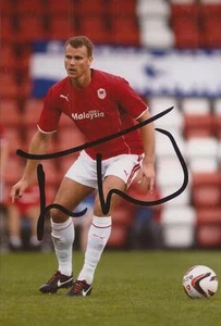 CARDIFF: BEN TURNER SIGNED 6x4 ACTION PHOTO+COA - Picture 1 of 1