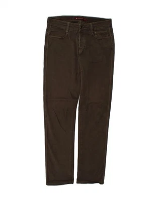 Pantalones de mezclilla ajustados SIVIGLIA para hombre W31 L32 marrón algodón AD02 Foto 1 de 3