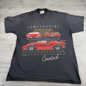 Vintage Lamborghini Countach Hemd Speed Limit 80er dünn distressed - Bild 1 von 10