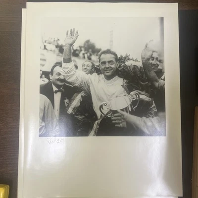 Phil Hill Authentic Signed Poster 20 x 16” - Image 1 of 3