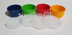 Tupperware Smidgets Tiny Treasure Mini Bowls Set 4 Orange Red Blue Green New - Picture 1 of 9