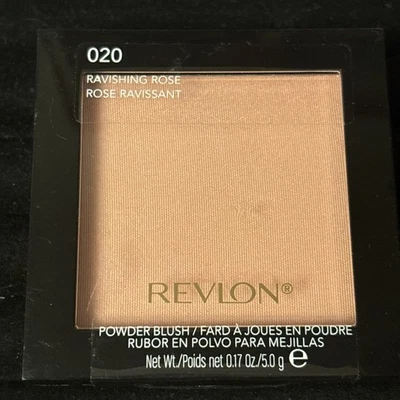 Revlon Powder Blush Makeup #020 Ravishing Rose 0.17 Oz. (Brand New) - Image 1 of 4
