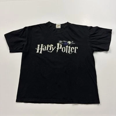 Vintage 2000 Harry Potter Movie Baby Tee Shirt Black M - Image 1 of 4