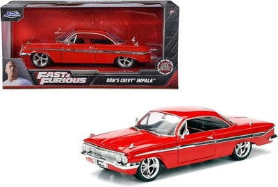 1:24 Dom's Chevy Impala -- Red -- Fast & Furious Chevrolet JADA - Image 1 of 4