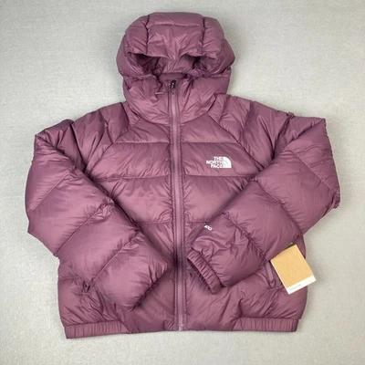 The North Face Jacket Women Mauve Hydrenalite Down Puffer Gorpcore Zip Hooded - Image 1 of 4