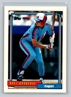 1992 Topps #224 Bret Barberie Montreal Expos Baseball Card - Image 1 of 2