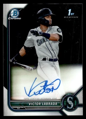 2022 Bowman Chrome #CPA-VL Victor Labrada Prospect Autographs - Image 1 of 2