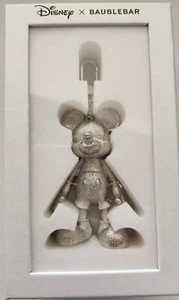 Disney Mickey Mouse Baublebar 3D Tasche Charm Silber Folie Geldbörse Schlüsselanhänger Neu im Karton - Bild 1 von 9