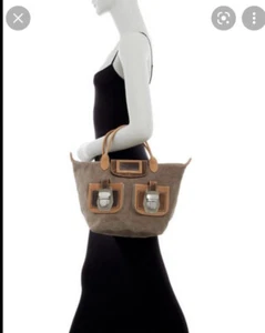 longchamp le pliage de nol limited edition silvered suede Retail $880 - Picture 1 of 13