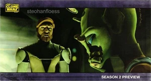 2009 Topps Star Wars The Clone Wars Widevision Sneak Preview Obi Wan Kenobi PV-6 - Picture 1 of 1