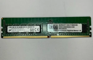 Micron (Lot 5X16GB) 80GB 1Rx4 DDR4-21300 PC4-2666V Reg ECC RAM Server Memory - Picture 1 of 3