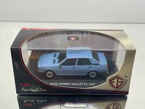EDISON EG 802621 ALFA ROMEO GIULIETTA 1977 -BLUE 1:43 extr rare- GOOD IN BOX - Imagen 1 de 9