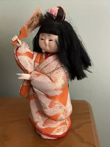 Vintage Japanese Kimekomi Doll Porcelain Face - Picture 1 of 5