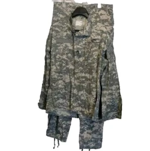 US Army Uniform Camo Trousers & Coat Large Long 35"-39" Waist 8415-01-519-8434 - Picture 1 of 7