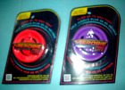 Aerobie PRO-LITE Flying Disc 2 COLORS RED AND PURPLE 2PC. BOTH MIP BRAND NEW