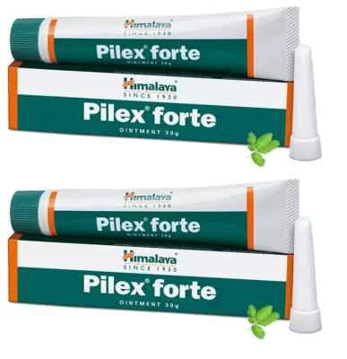 Himalaya Pilex Forte unguento ayurvedico per pile 2 confezioni da 30 g ciascu...