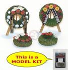 Plus Model 1 48 Funeral Wreaths W Flowers And Ribbons On Easel 2 Garlands 4045