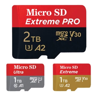 2TB 1TB Karta Micro SD Extreme Pro micro SDXC Class10 UHS-I U3 V30 Karta pamięci - Zdjęcie 1 z 17