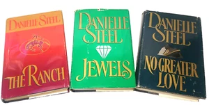 Three Vintage Hardcover Books With Dust Jackets By Danielle Steele The Ranch Etc - Imagen 1 de 24