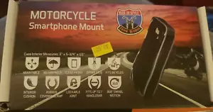 MAXXIM.Diamond Plate™ Adjustable, Waterproof Motorcycle/Bicycle Smartphone Mount - Picture 1 of 6