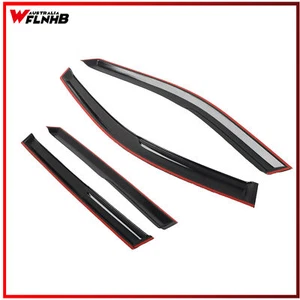 Black 4Pcs Weather Shield Window Visors for Toyota Rav4 RAV 4 2019 2020 2021 AU - Picture 1 of 8