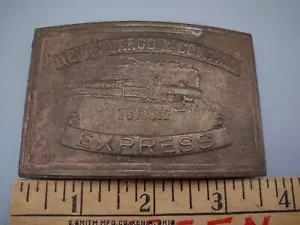 Vintage Wells Fargo and Company Express Tiffany New York Belt Buckle - Picture 1 of 5