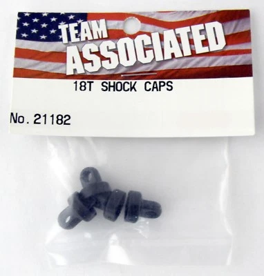 18T Shock Caps (4 pcs) - Team Associated 21182 - Image 1 of 2