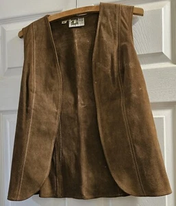 Jorgens Leder Design Sun Valley Vintage Wildleder Weste M - Bild 1 von 10