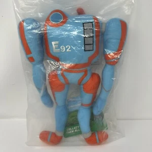 Eden E92 Authentic Netflix Collectible Blue & Orange Robot Plush Stuffed Toy 13" - Picture 1 of 22