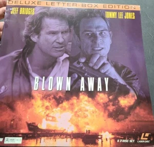 Blown Away NICE Laserdisc Deluxe Letter-Box Edition Tommy Lee Jones Jeff Bridges - Picture 1 of 10
