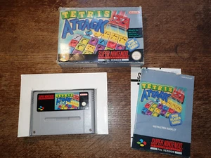 SNES SUPER NINTENDO - TETRIS ATTACK #PUZ UKV PAL CIB - Picture 1 of 12