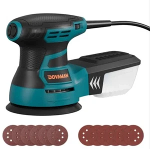 ROS01A 3A Orbit Sander-6 Speed 13000 rpm, 12pcs Sandpaper, Dust Collection -Blue - Picture 1 of 7