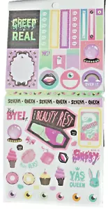 STUDENT ORGANIZER PLANNER SCREAM QUEEN CREAPY STICKERS * - Picture 1 of 1