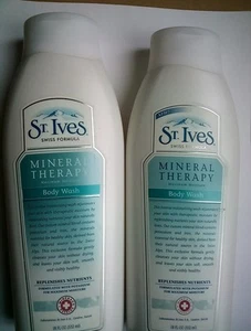 St. Ives Mineral Therapy Moisturizing Body Wash Rare Discontinued 18oz lot of 2 - Picture 1 of 7