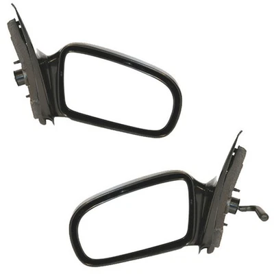 For 95-05 Chevy Cavalier & Sunfire Coupe Manual Rear View Door Mirror SET PAIR - Image 1 of 4