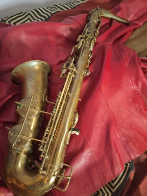 Pan American made model 42M stencil vintage circa 1939 saxophone - Image 1 of 4