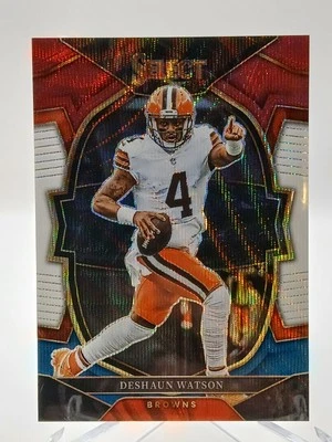 2022 Select Deshaun Watson #67 Red White Blue Prizm /249 – Browns - Image 1 of 2