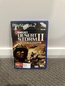 Conflict-Desert Storm 2-Back to Baghdad Sony PlayStation 2 COMPLETE WITH MANUAL - Picture 1 of 2