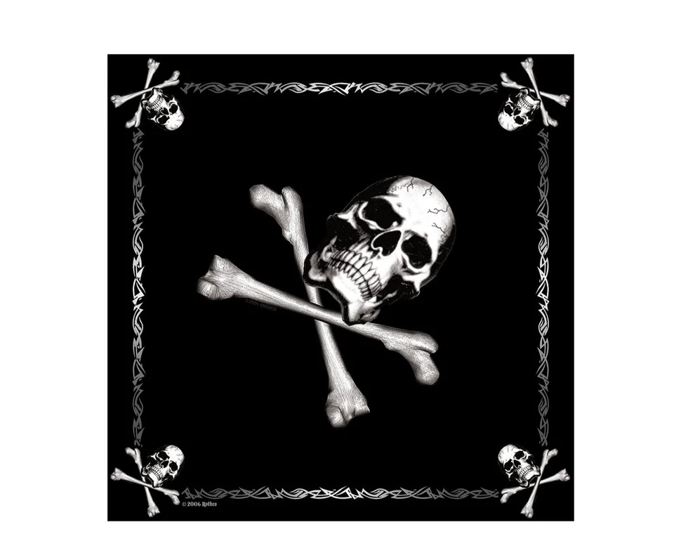 Bandana Rothco Skull Jolly Roger | Artículo #4030 | Algodón | 22" X 22" Foto 1 de 1
