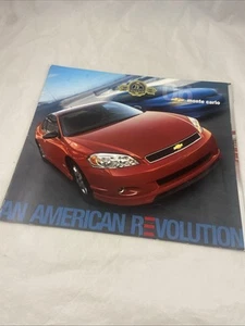 2006 Chevrolet Monte Carlo and SS 18-page Original Car Sales Brochure Catalog - Picture 1 of 13
