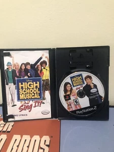 Disney High School Musical Sing It (PlayStation 2, PS2) CIB - Picture 1 of 3