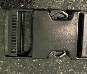 1 ITW Nexus 1,5" Schnalle Rucksack Gurtband Gurt Kunststoff Clip schwarz 1 1/2" - Bild 1 von 7