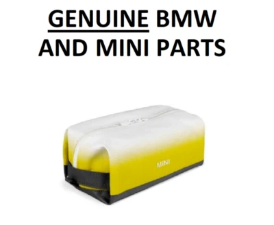 MINI Bolsa de Lavagem GENUÍNA Gradiente Ilha Branca Amarela com Zíper. Novo com etiquetas. Presente.    29C1 - Imagem 1 de 4