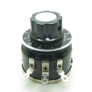 5W Rotary Potentiometer Single Turn Linear Wirewound Pot + Knob Dial 100-47K ohm - Picture 1 of 18