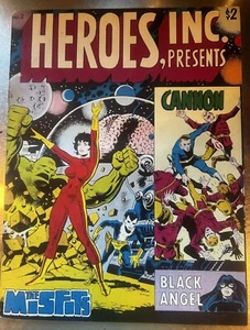 Heroes, Inc. Presents #2 1976 The Misfits Cannon Black Angel Comics Magazine - Picture 1 of 15